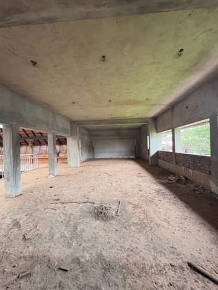 Second-floor unfinished commercial bay